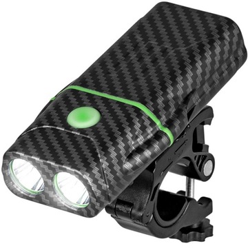 Фонарик USB передний держатель для велосипеда VAYOX
