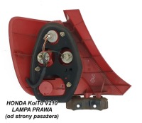 фото thumb №14, Honda civic vii mk7 7 3d 3-дверная лампа задняя задняя левая lub правая оригинал