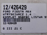 фото thumb №2, Ford fiesta mk4 форсунки 1,3 95bfbc