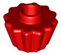 LEGO foremka babeczka ciastko kuchnia jedzenie akcesoria czerwona 1x 79743