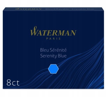 Гарантия на синие картриджи Waterman!