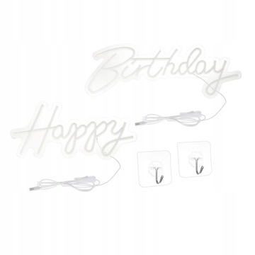 Персонализированный светодиод Neon Happy Birthday для