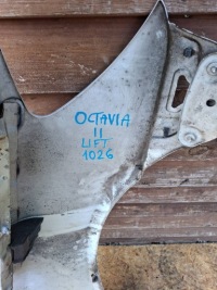 фото thumb №14, Крило ліве ліва сторона skoda octavia ii 1z рестайлінг колір 1026