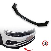 фото thumb №6, Універсальний спліттер накладка передній бампера чорний блиск vw bmw audi