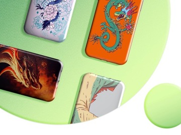 ETUI DO SAMSUNG GALAXY A51 5G WZORY SMOKI DRAGON TANIEC SMOKÓW OBUDOWA CASE