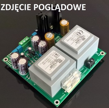 Płytka PCB do zasilacza LM317/LM337+LM317