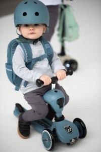 SCOOTANDRIDE Шлем XXS-S для детей 1-5 лет Черника