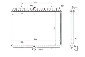 фото thumb №2, Nrf радіаторів citroen c8 jumpy 2,0hdi 07- fiat scu
