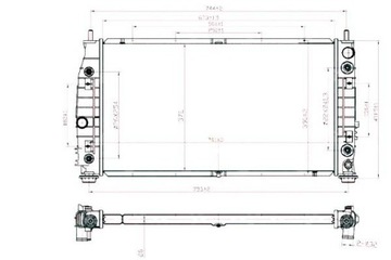 фото thumb №2, Радиаторов chrysler 300m 2,7 3,5 98-04 nrf