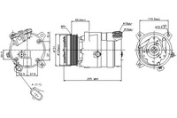 фото thumb №1, Nissens компрессор кондиционера opel omega b, tigra