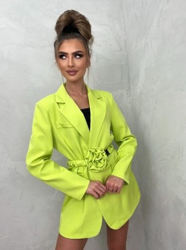 Жакет с поясом и розой, LIMONKA U