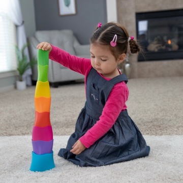 SPIROCU PYRAMID TOWER РАЗНОЦВЕТНЫЕ ИГРУШКИ ДЛЯ МОЗГА FAT