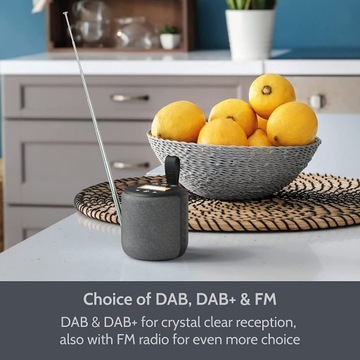 ПОРТАТИВНОЕ МИНИ-ЦИФРОВОЕ РАДИО DAB+ FM BLUETOOTH ДИНАМИК IPX4