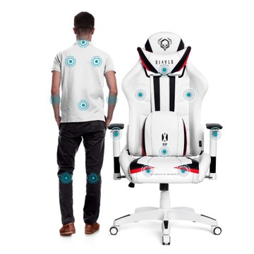 Игровое кресло DIABLO X-Ray (L) Белый и черный