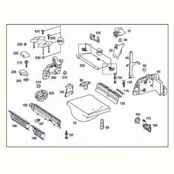 фото thumb №16, Направляюча повзунок ролети do mercedes a w169 bw245