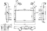 фото thumb №1, Nissens интеркулер радиатор воздуха впускной scania p g r t