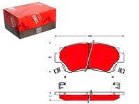 фото thumb №1, Gdb1142 тормозные колодки тормозные /prz/ lexus ls 400 89-92
