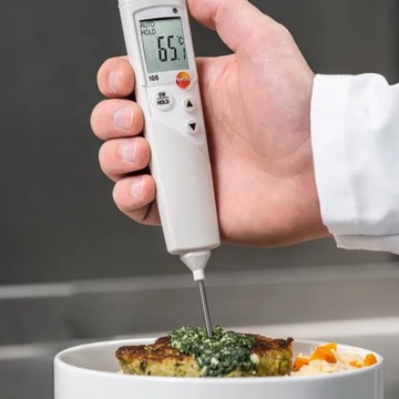 Termometr spożywczy z sondą HACCP do sklepów restauracji TESTO 106