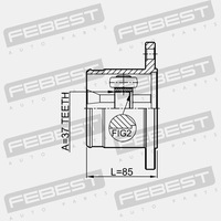 фото thumb №4, Шарнир гомокинетический внутренний задний nissan pathfinder r | 0211-r51r37