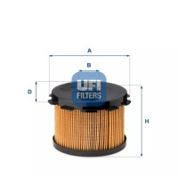 Фильтр топлива ufi 26.688.00 Цена, фото thumb