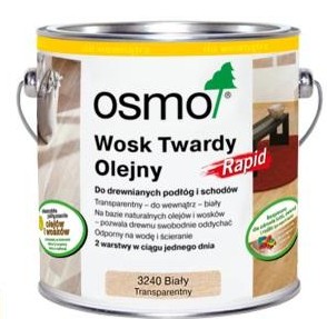 Масло с твердым воском белое OSMO 10л 3240