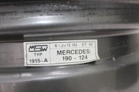 фото thumb №15, Mercedes w201 w124 190 комплект диск aluminiowych диски 15' et40 6,5j alu