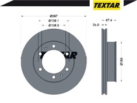 фото thumb №2, Комплект диск тормозных [textar]