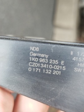 фото thumb №7, Радіаторів підігрівач електричний vw golf 5 v audi a3 8p 1k0963235e