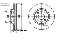 фото thumb №1, Ate гальмівні диски гальмівні 2szt dacia logan ii tce 90