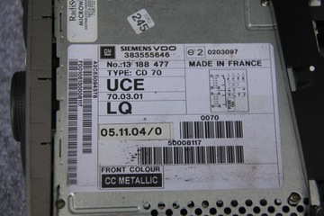 фото thumb №2, Vectra c 3.0cdti 06' універсал радіо cd 13188477