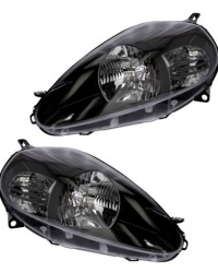 фото thumb №1, Фары лампы fiat grande punto 05- depo чёрные