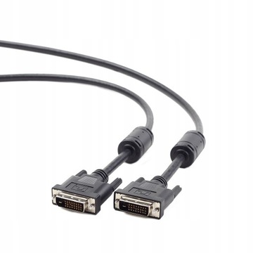 KABEL DVI-D DO DVI-D 24+1 PRZEWÓD VIDEO DVI DUAL LINK DO MONITORA 1,8M