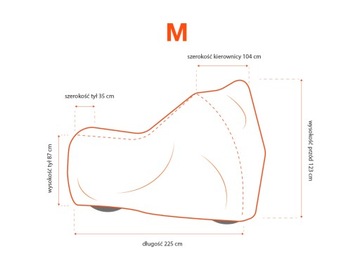 Брезентовый чехол на мотоцикл POLISH PRODUCT, M