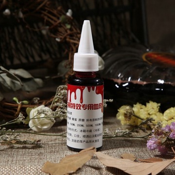 50ml SZTUCZNA KREW DEKORACJE MAKIJAŻ HALLOWEEN