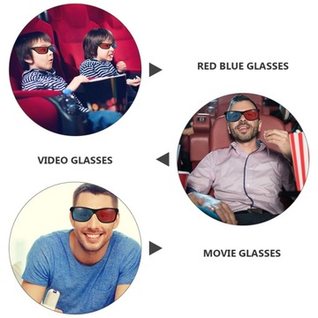 Анаглифические очки 3D Video Cinema 20 шт.