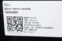 фото thumb №2, Дверь правое передние bmw i3 i01 c2w жидкость black