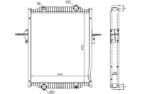 Купить Nissens радиатор двигателя с рама rvi midlum dci4 + ассистент водителя #28, фото thumb