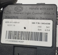 Модуль блок управления света opel adam 13434039 Доставка, фото thumb
