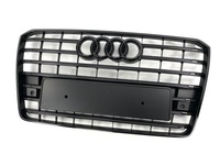 фото thumb №12, Audi a8 s8 d4 lift 2014-2017 решётка радиатора решётка радиатора shadow line