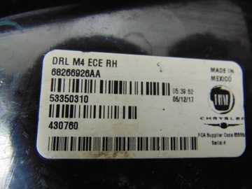 фото thumb №10, Галоген лампа led drl правая jeep compass ii 2017- 68266926aa