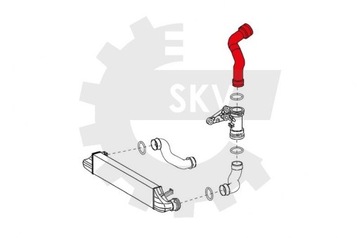 фото thumb №10, Шланг турбины mercedes c clk 2035281582