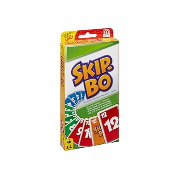 SKIP BO SKIP-BO GAME Mattel UNO 162 cards