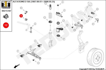 фото thumb №10, Tedgum 00215167 підвішування, стабілізатор