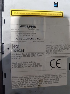 фото thumb №3, Считыватель проигрыватель радио dvd alpine dve-5207