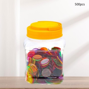 Фишки Bingo Math для детей Фишки Math 19 мм, прозрачные