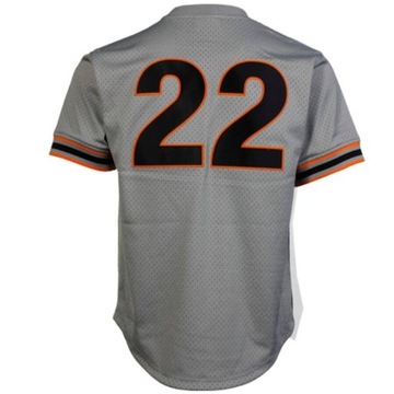 Бейсбольная майка WillClark San Francisco Giants Jersey, спортивная майка больших размеров