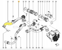 фото thumb №2, Труба интеркулер turbo renault clio iv 1.5 dci