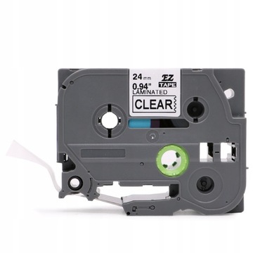 Ламинированная лента для брата Aze-151 24 мм TZE-151 для P-Touch Transparent