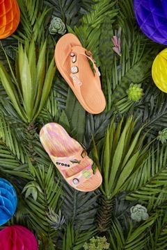 Женские шлепанцы CROCS Flip Flip Flops Удобные для плавания пляжей 39-40 M7/W9