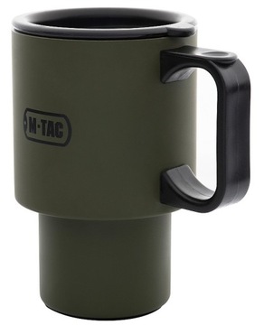 M-TAC KUBEK TERMICZNY z pokrywką OLIVE 450ml